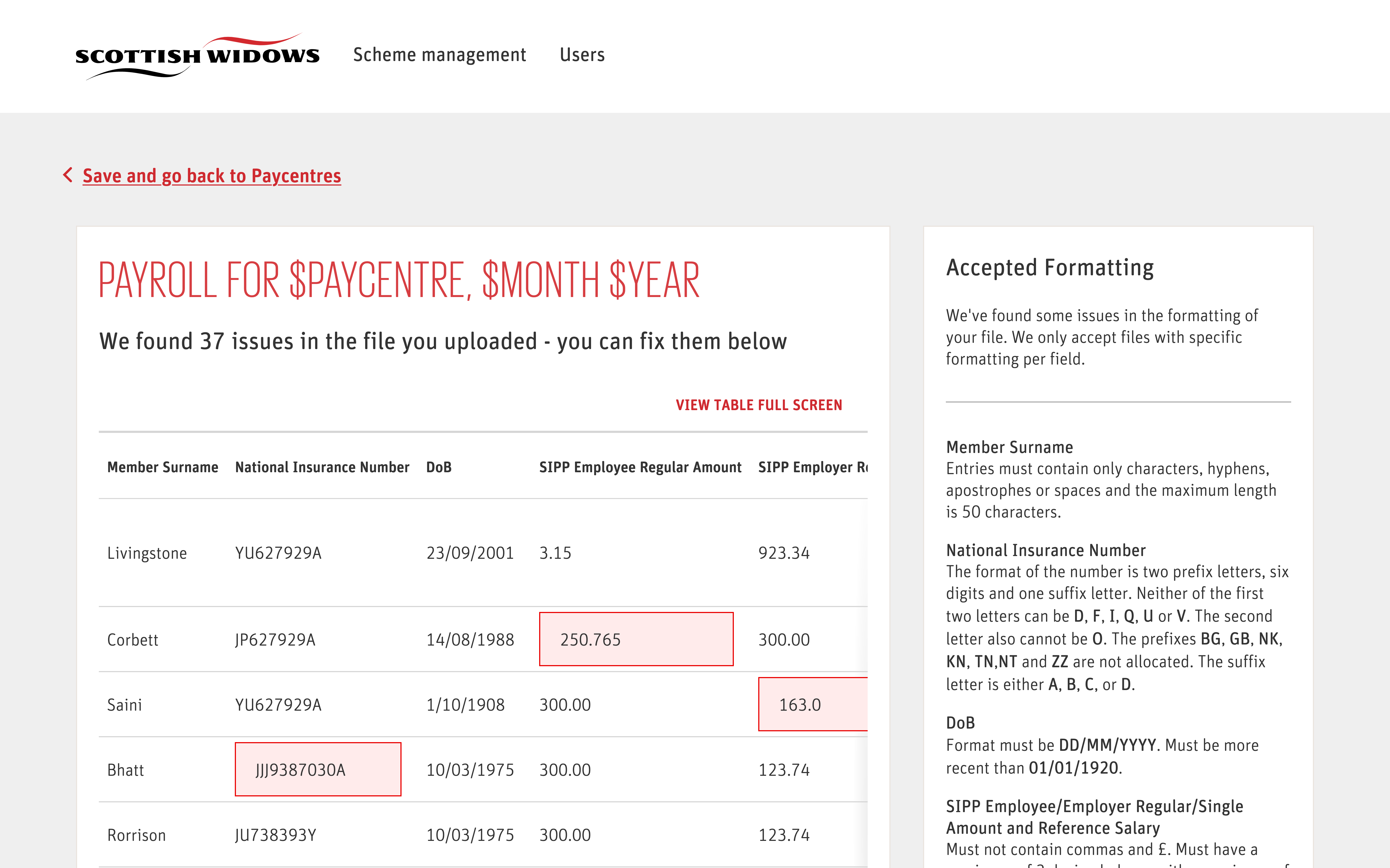 Scottish Widows screenshot